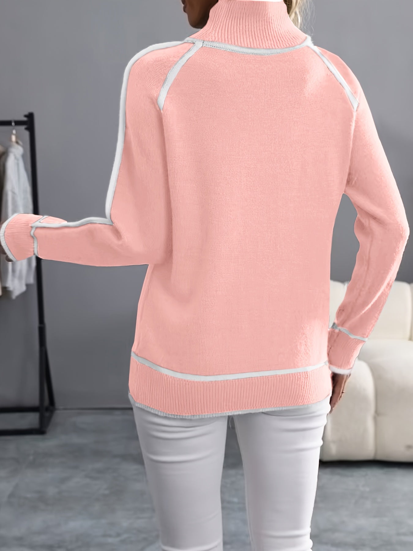 Janice | Pullover mit hohem Kragen