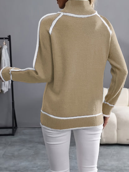 Janice | Pullover mit hohem Kragen