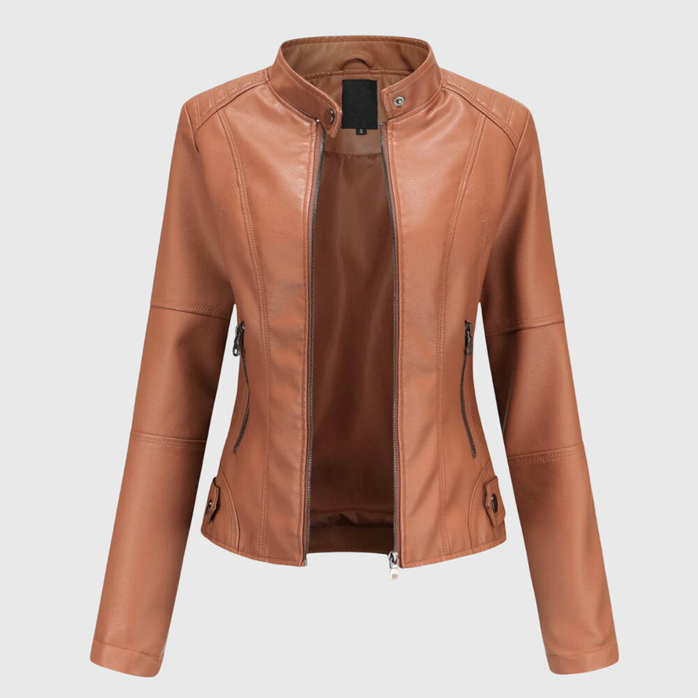 Giorgina™ - Elegante Lederjacke für Damen