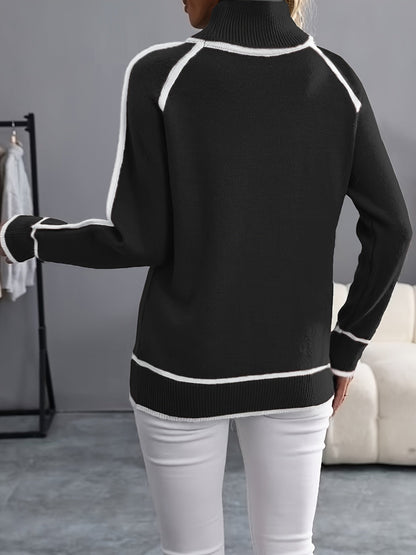 Janice | Pullover mit hohem Kragen