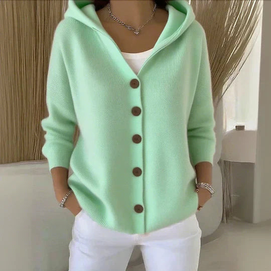 Janet | Stylish Hooded Cardigan